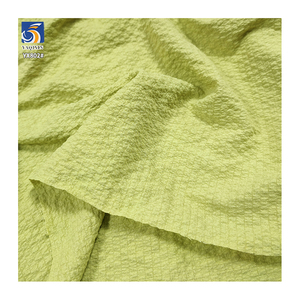Tissu en crêpe uni YX802 100 g/m², tissé, pour vêtements décontractés, jupes pour femmes, 100 % polyester, tissu en mousseline de soie à bulles, froissé - Product Image 5