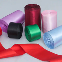 Ruban de satin multicolore et multi-tailles de haute qualité, personnalisé pour la décoration de scènes de mariage, fleurs, cadeaux délicats faits à la main