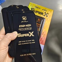 Mobile Super X Esd Protecteur D'écran En Verre pour Huawei Téléphone Accessoires pour Iphone 17 Protecteurs D'écran Antistatiques pour Redmi