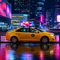Écran LED P5 extérieur pour taxi, affichage couleur sur toit de voiture, luminosité 4500 cd, étanche IP65, garantie 3 ans pour la publicité en flotte