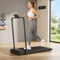 Caminadora 2 en 1 para Debajo del Escritorio con Motor de 2.25HP y Velocidad de 1 a 10 km/h para Ejercicio en Casa u Oficina