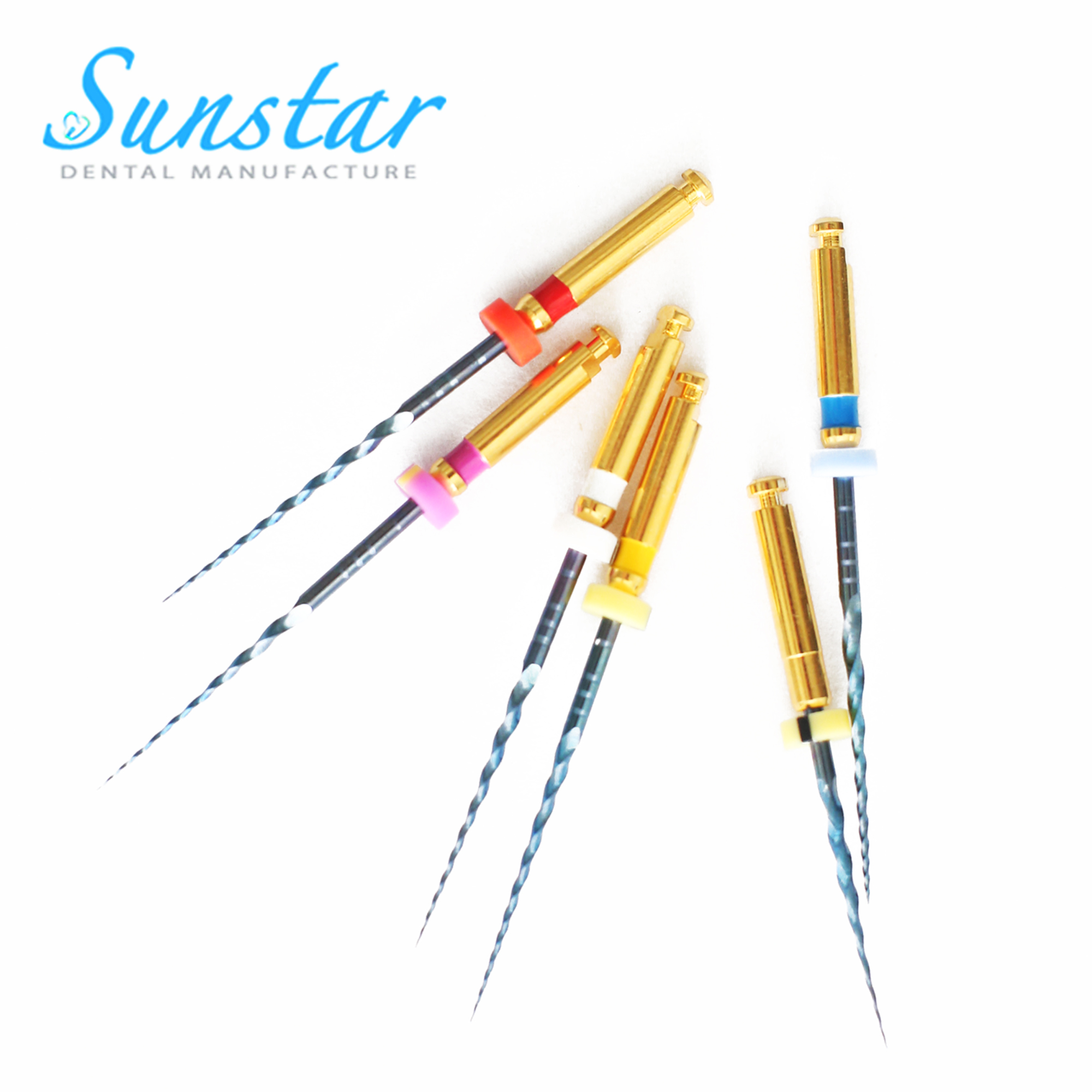 Стоматологические большие конусные эндодонтические напильники, гибкие поворотные напильники Niti для эндонтического двигателя