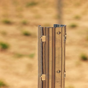 Poteau en métal pour vignes de 2,5 m de hauteur, galvanisé à chaud, robuste, avec revêtement en zinc de 120 g, pour vignes, vignobles, vignes de raisin - Product Image 4
