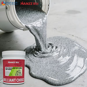 Revestimiento Epóxico para Pisos con Efecto Mármol de <span class=keywords><strong>Alto</strong></span> Brillo, Pintura Impermeable para Interiores, Epóxico con Arena de Color, Pintura Autonivelante para Pisos - Product Image 1