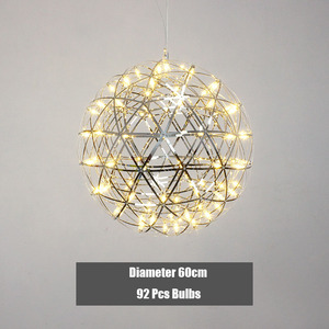 Ristorante creativo nordico moderno ciondolo con cielo stellato scintilla palla rotonda fuochi d'artificio pianeta arte <span class=keywords><strong>lampadario</strong></span> sferico - Product Image 2