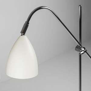 Français Vintage D'intérieur de Décor D'hôtel Fer Blanc <span class=keywords><strong>Lampadaire</strong></span> Avec <span class=keywords><strong>Liseuse</strong></span> - Product Image 3