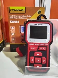 Công cụ quét chẩn đoán ô tô tiên tiến <span class=keywords><strong>OBD2</strong></span> + Máy phân tích pin <span class=keywords><strong>konnwei</strong></span> kw681 - Product Image 6