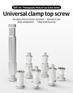 Adaptador de Espiga Macho de 1/4 de Pulgada Selens C4-005, Tornillo Metálico para Cámara, Herramienta de Fotografía, Adaptador de Rosca para Flash, Trípode y Super Clamps - Product Image 2