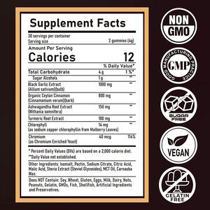 Ajo negro envejecido sin azúcar, con Ceilán orgánico, <span class=keywords><strong>canela</strong></span> y cromo, mejora <span class=keywords><strong>el</strong></span> intercambio - Product Image 6