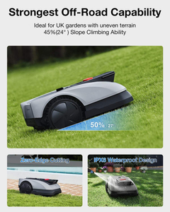 Tondeuse robot haute performance Ecovacs GOAT O600 RTK autotractée sans fil 600m avec navigation RTK sans fil et évitement d'obstacles AIVI pour une précision optimale - Product Image 4