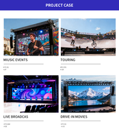 Écran LED haute résolution pour événements de concert, mur vidéo LED P3.91 P4.81, écran LED de location, écran LED extérieur