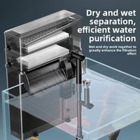 Filtre à goutte-à-goutte hors ligne XP-33 36pro pour aquarium, style cascade, séparation sec-humide, avec filtration, version boîte couleur