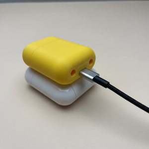 Étui de protection durable pour écouteurs <span class=keywords><strong>Airpods</strong></span> 1/2 Pro 1 avec adaptateur de port de <span class=keywords><strong>charge</strong></span> Type C - Product Image 2