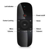 W1-mando a distancia inalámbrico para Android TV Box/Mini PC/TV, 2,4G