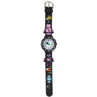 Montre-bracelet numérique tendance à motif robot pour garçons, étanche 3 ATM, sportive, mouvement à quartz, bracelet en PVC, OEM/ODM