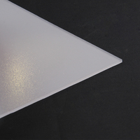 Panneau diffuseur LED anti-âge à surface velours à haute transmission lumineuse, anti-éblouissement, pour éclairage décoratif