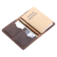 Couverture de carnet de notes en cuir véritable, cadeau de bureau personnalisé, porte-carnet de notes, couverture de bloc-notes en cuir