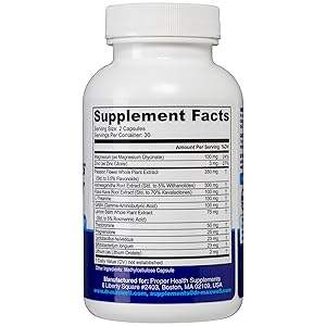 60-kapsul USA Adaptogens nootropika lebih baik menenangkan stres suasana hati dukungan suplemen untuk pria wanita suplemen Herbal infus - Product Image 6