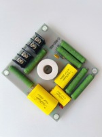 Diviseur de fréquences passif 2 voies pour haut-parleur, professionnel, pour aigus et graves, avec bornes de connexion