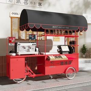 Triciclo expendedora de helados y bebidas frías, triciclo expendedor de helados y café, bicicleta de carga para bebidas frías - Product Image 5