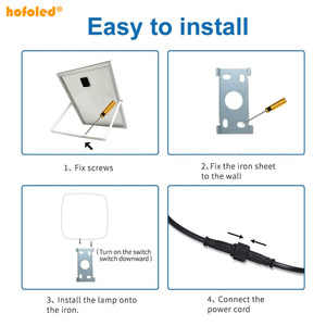 Nhà phòng trong nhà vườn ngoài trời trang trí Powered Bảng điều chỉnh cảm biến Luces Led Flood lampe bóng đèn năng lượng mặt trời đèn trần - Product Image 4