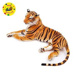 Tigre realista gigante de peluche, juguete de tigre grande, jungla, Siberia