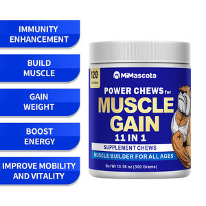 <span class=keywords><strong>Muscle</strong></span> Gain Power para mascotas, masticables suaves, constructor de músculos nutricionales para mascotas para perros, fortalece el mantenimiento del crecimiento muscular - Product Image 1