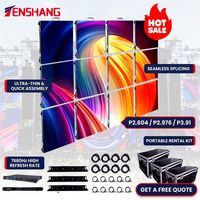 Pantalla LED de 4m x 3m P2.6 P3.9 para Exteriores, Resistente al Agua, para Estadios, Alquiler de Paneles de Video Wall LED
