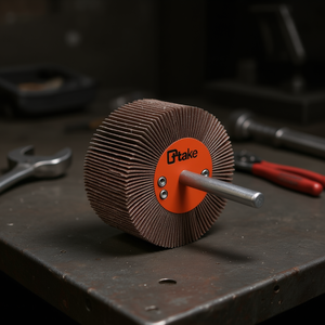 Disco Abrasivo de Tela Ttake de 80x50 mm con Vástago de 6 mm para Pulir - Product Image 3