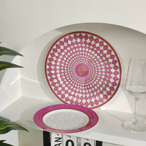 Service de table en céramique verte naturelle pour hôtels, assiettes et vaisselle en porcelaine dure - Product Image 1