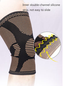 Protector de compresión de órtesis de rodilla de fibra de carbono flexible para ancianos La <span class=keywords><strong>osteoartritis</strong></span> ofrece alivio del dolor y seguridad - Product Image 6