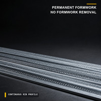 Plancher en acier de conception moderne YX51-240-720, tôle galvanisée de haute qualité pour support en béton