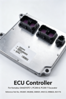 Unité de commande du moteur (ECU), pour excavatrice Komatsu PC200-7 PC200-8 SAA6D107E-1 4963807 4963808 3408501 4943133 4988820 4921776