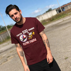 T-shirt Estive 100% Cotone per Uomo con Grafica Tigre Volante, Magliette Personalizzate, Fornitore di Abbigliamento Maschile, Produttori di <span class=keywords><strong>Vestiti</strong></span> - Product Image 4
