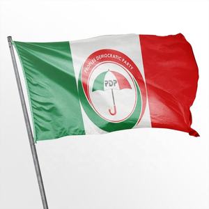 Bandera de Campaña Electoral de Poliéster Personalizada Gahumi de 90x150 cm, Bandera de Partido de Nigeria con Impresión Digital de 3x5 Pies, APC LP NNPP PDP - Product Image 4
