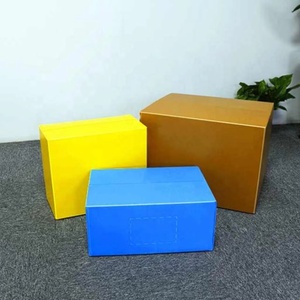 Nhà máy bán tuyệt vời tùy chỉnh có thể gập lại PP tấm rỗng Poly nhựa coroplast <span class=keywords><strong>corrugated</strong></span> Stackable hộp carton - Product Image 6