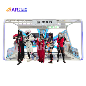Offre spéciale de <span class=keywords><strong>4</strong></span> joueurs vr station multijoueur vr simulateur avec plus de 30 pièces jeu riche pour vr parc, centre commercial - Product Image 6