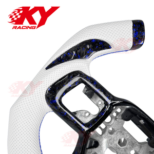 Volant de course personnalisé en fibre de carbone F1 pour Ford Mustang GT GT500 S650 V8 2024-2027 - Product Image 2