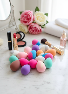 Set di Spugne per Trucco Morbide Senza Lattice in Sacchetti OPP di Medie Dimensioni, Colori Assortiti - Product Image 5