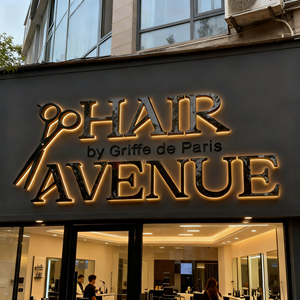 Enseigne de magasin de luxe personnalisée, lettres 3D LED, lettres en métal rétroéclairées, enseigne LED extérieure pour la publicité - Product Image 2