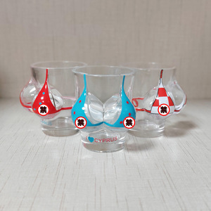 Vente en gros 2024 Nouveaux verres à <span class=keywords><strong>tequila</strong></span> et à bikini design créatif mat 50 ml sans plomb Beauty Bar One Shot Peinture personnalisée - Product Image 5