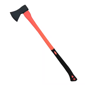Hacha de exterior DIY de grado Industrial para dividir y talar mango de fibra de vidrio de acero al carbono herramienta de forja de caída para cortar registro - Product Image 1