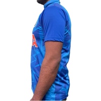 Jersey de cricket Nombre y número personalizados Todo el uniforme del equipo de cricket India Cricket Test Jersey Hombres