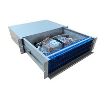 Panneau de distribution de fibres 2U 96 ports, boîte de raccordement de fibres optiques ODF, panneau de brassage optique, tiroir optique