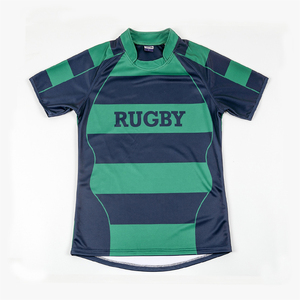Vente en gros Maillot Rugby Personnalisé Maillot Rugby Homme Femme Polo Rugby Rayé Imprimé par sublimation - Product Image 2