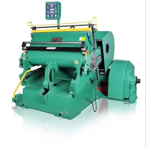 750 Size Manual Press Punching Corrugated Cardboard Die Cutting Creasing Machine