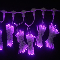 Guirlande de lumière féerique de rideau led imperméable de taille personnalisée pour décor de rideau de fête de mariage