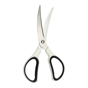 Yangjiang Stainless Steel <b>Kitchen</b> Scissors White Gray Multi Purpose Food Cutting <b>Shears</b> For Meat And Bone Household Use - Product Image 4