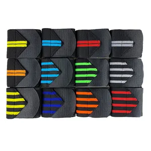 Wholesale Wrist Wraps Striped Multiple Colors Available Wrist Support For Sport Protective Gear Wrist Cuff