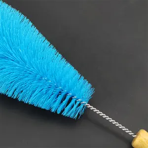 Nettoyer à l'intérieur de la brosse de nettoyage de paille de bouteille en verre d'eau pour petits enfants